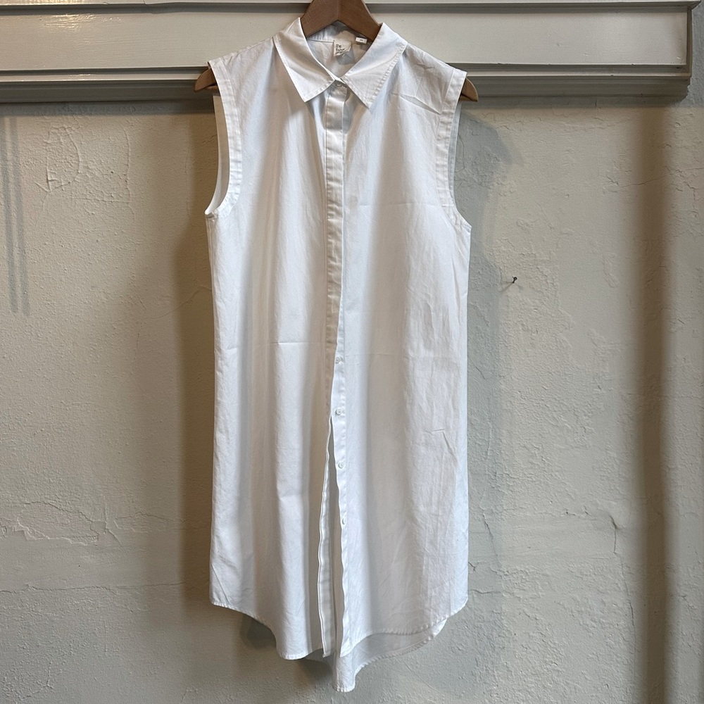 The Fisher Project Organic Cotton Sleeveless Shirt Dress